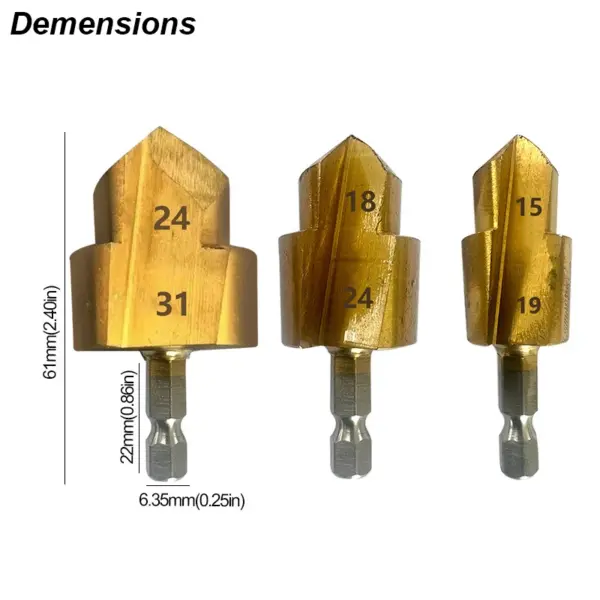 Hexagonal PPR Lifting Drill Bit for Pipes - Image 2