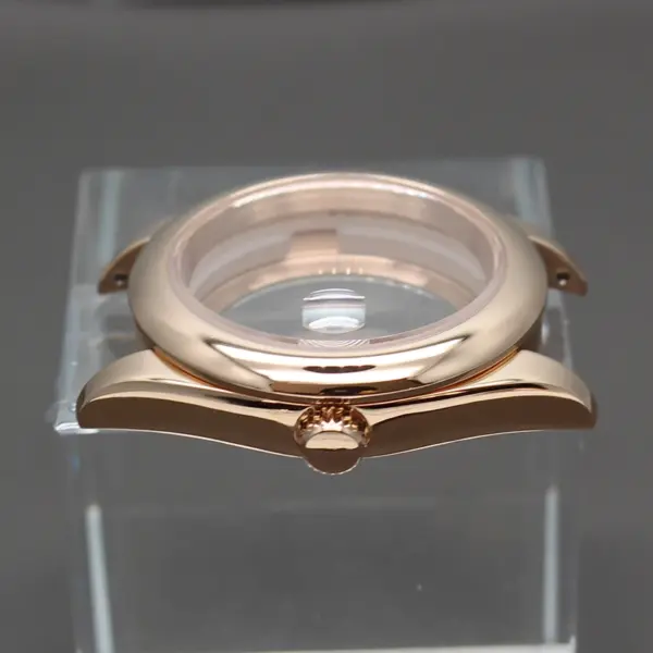 Rose Gold Men's Watch Case for Seiko & Miyota - Image 6