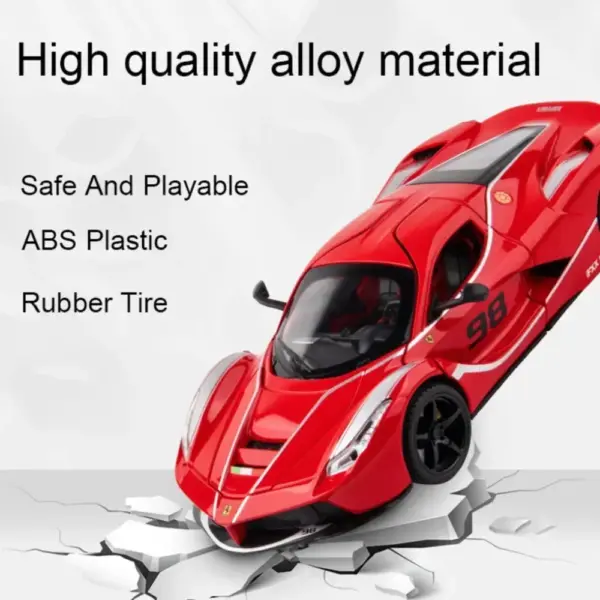 1/22 Scale Ferrari FXX K Diecast Model Car - Image 3
