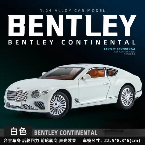 1:24 Bentley Continental GT Diecast Model Car - Image 8