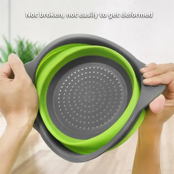 Silicone Collapsible Drain Basket for Kitchen - Image 2