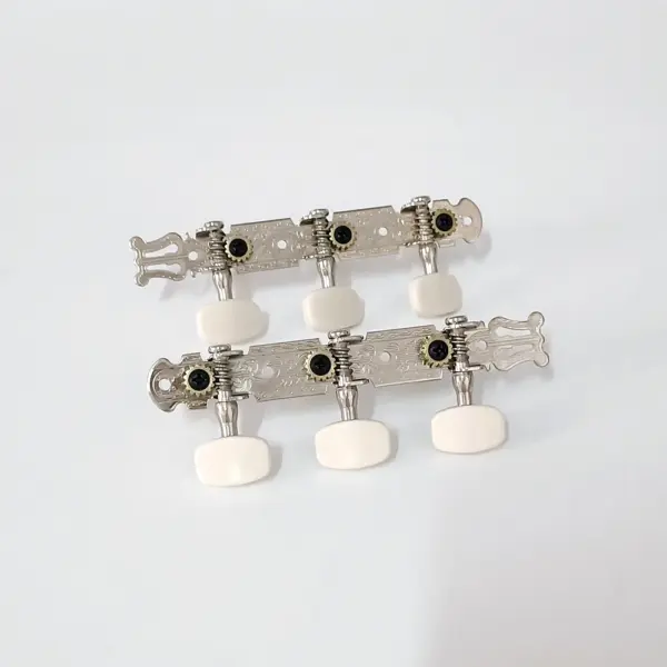 Golden Chrome Classical Guitar Tuning Pegs Set - Image 4