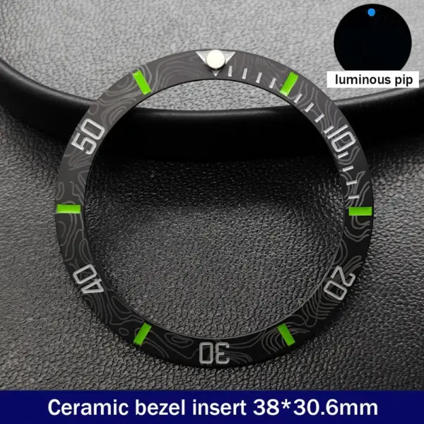 38mm Ceramic GMT Dive Watch Bezel Insert - Image 12