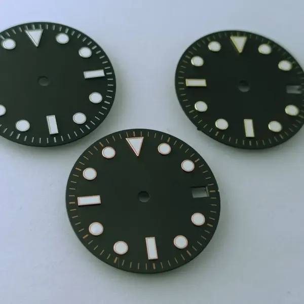 28.5MM Green Luminous Watch Dial for NH35 - Image 5