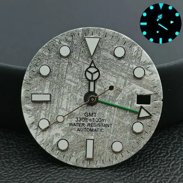 28.5mm Luminous Watch Dial for NH34 Movement - Image 3