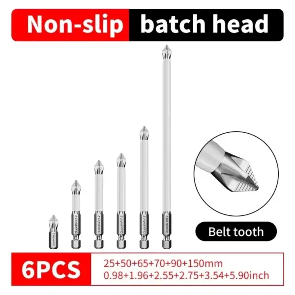 6 PCS Magnetic Hex Screwdriver Bit Set - Image 6