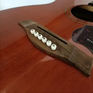 6 Bone Guitar Bridge Pins Set for Acoustic 9 Scca1299d7a5745c7bfe0802a68087eb09