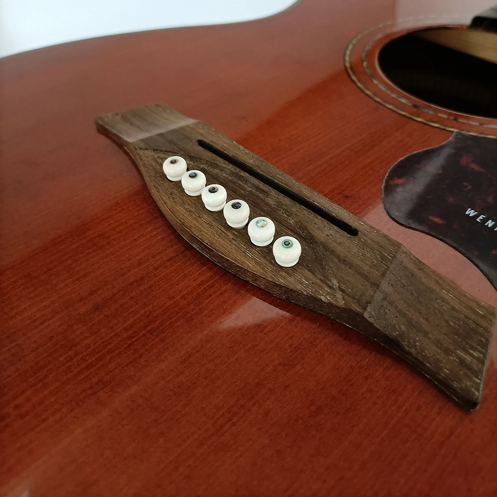 6 Bone Guitar Bridge Pins Set for Acoustic 4 6 Bone Guitar Bridge Pins Set for Acoustic - Image 4
