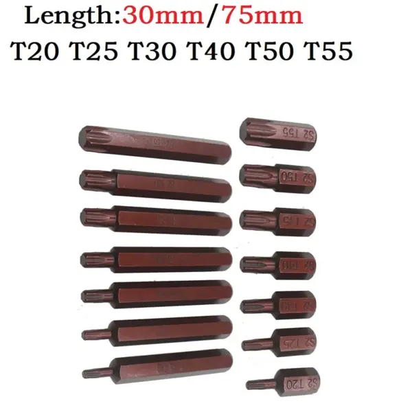 10mm Hex Shank Magnetic Torx Bit Set - Image 4