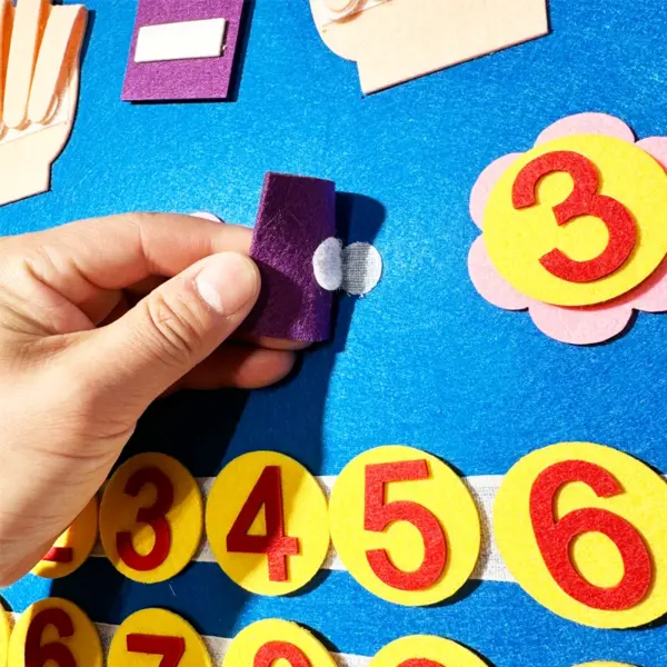 Felt Arithmetic Board for Kids Learning Math - Image 2