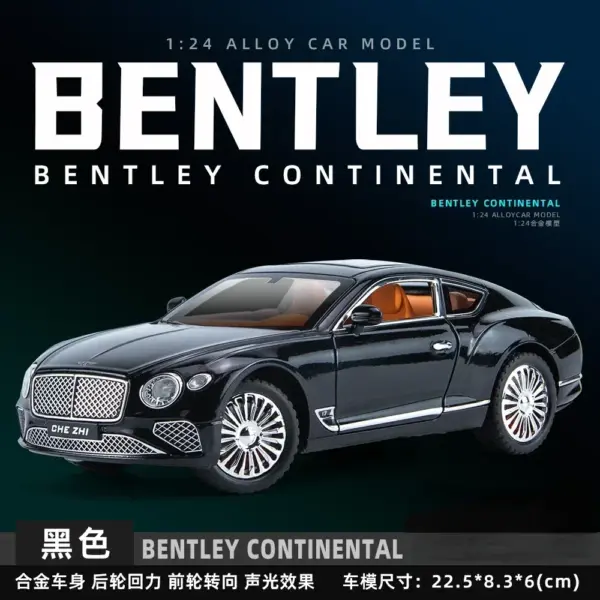 1:24 Bentley Continental GT Diecast Model Car - Image 7