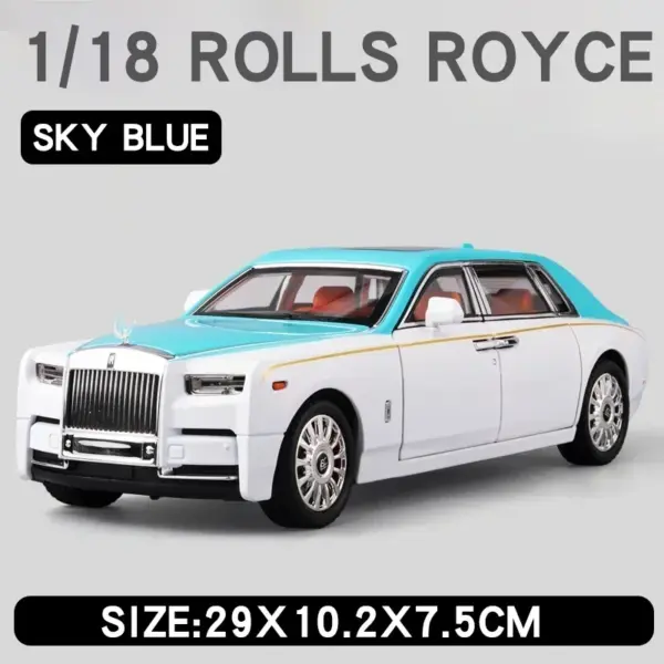 1:18 Rolls Royce Phantom Diecast Model Car - Image 12