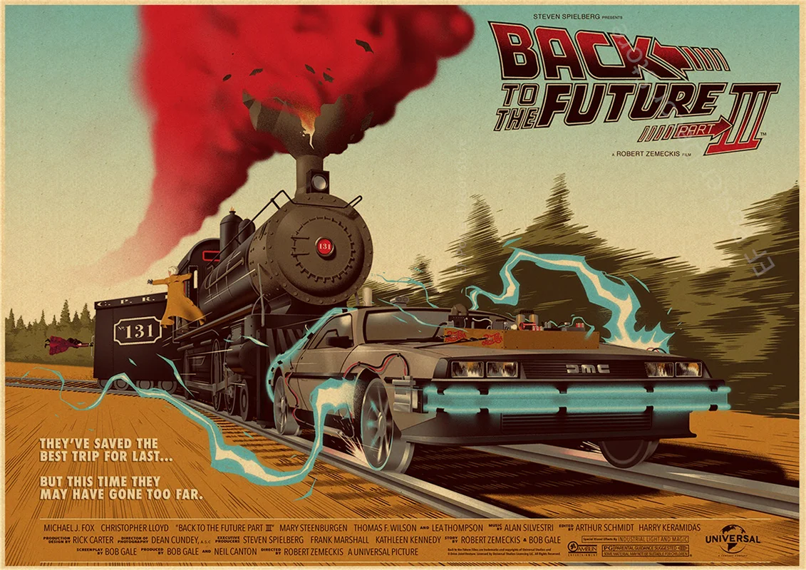Vintage Back To The Future Movie Poster Print 25 Vintage Back To The Future Movie Poster Print - Image 25