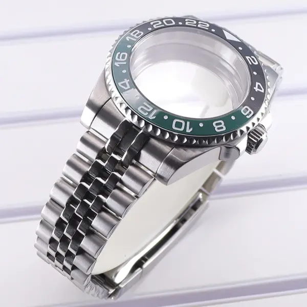 40mm Men's Diving Watch Case with Bracelet - Image 5