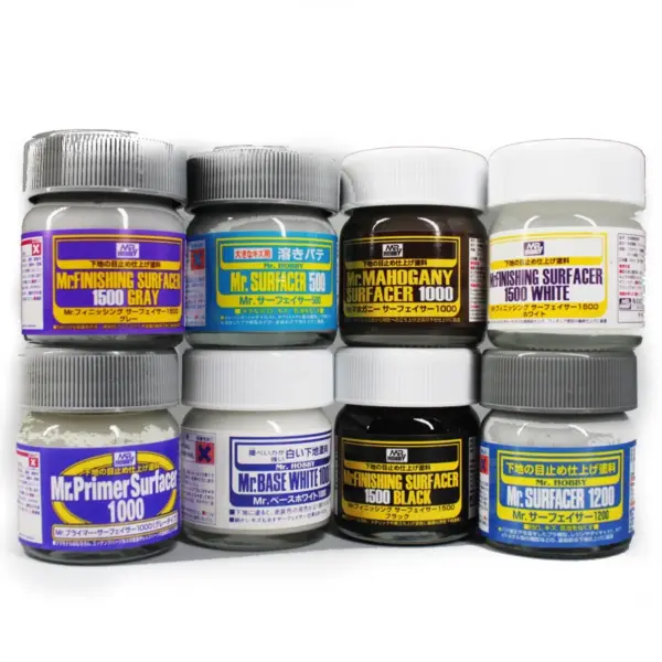 40ML Mr Hobby Mahogany Primer Surfacer 1200