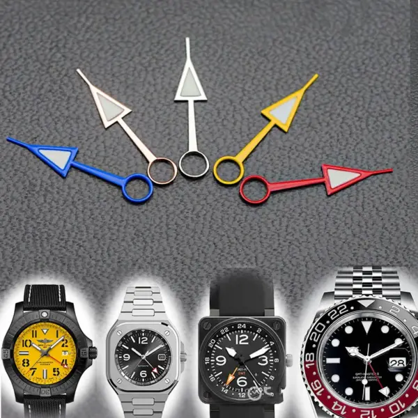 GMT Watch Hands for NH34 Movement with Luminescence - Image 3