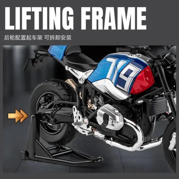 1:12 Scale BMW Motorcycle Model Ornament - Image 2