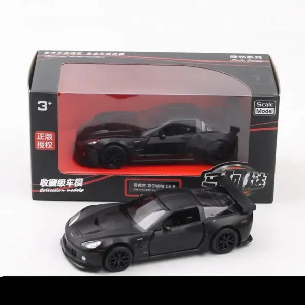 1:36 Chevrolet Corvette C6R Alloy Model Car - Image 10