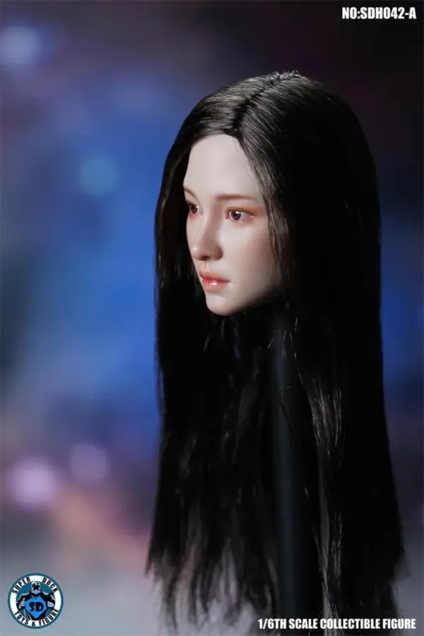 1/6 Scale Asian Beauty Head Sculpt Model - Image 6