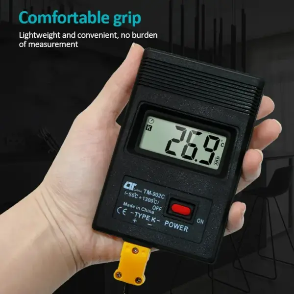 TM-902C K Type Digital Temperature Detector - Image 3