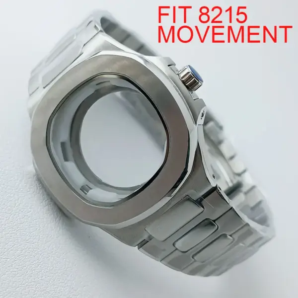 M8215 43mm Stainless Steel Watch Case