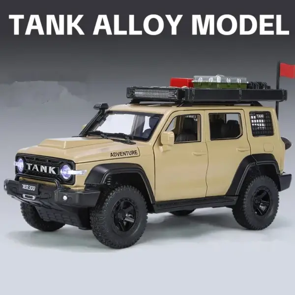 1:24 Alloy WEY Tank 300 Off-Road Model - Image 9