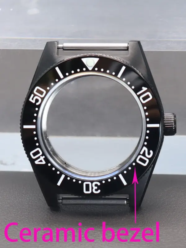 Modified Seiko Watch Case Black Tiger Whale 40mm - Image 12