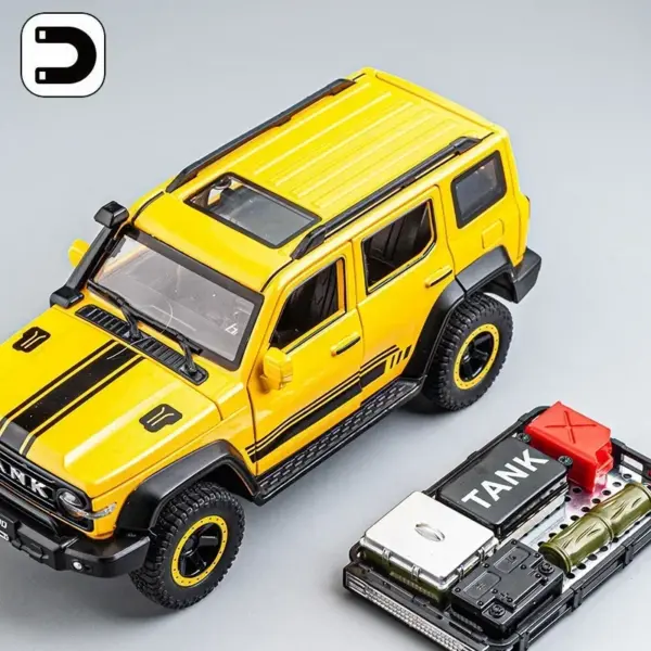 1:24 Alloy Diecast Off-road Tank Model - Image 3