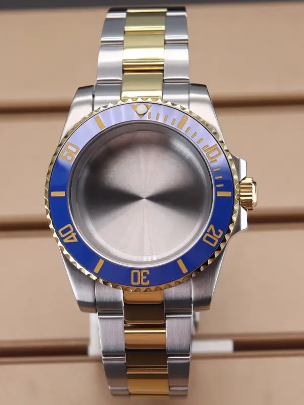 40mm Gold Stainless Steel Watch Case Set - Image 7