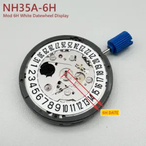 NH35A-6H Automatic Date Movement 24 Jewels