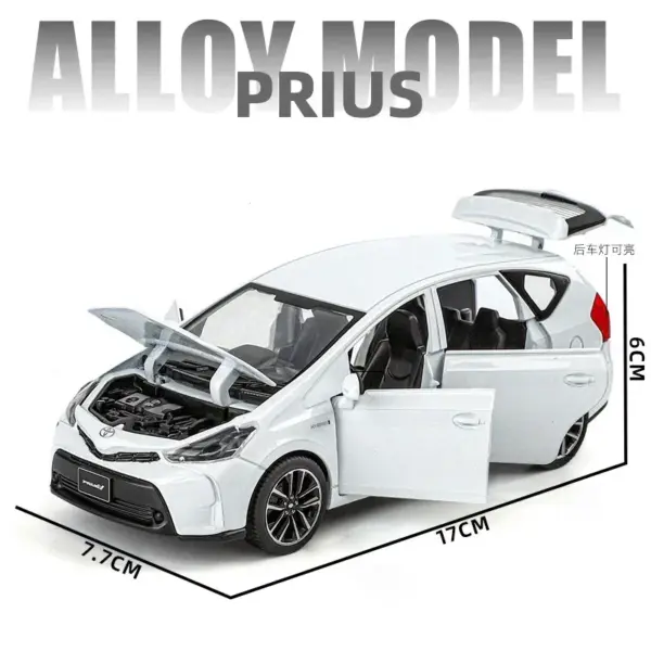 1:32 Alloy Toyota Prius Diecast Model Car - Image 5