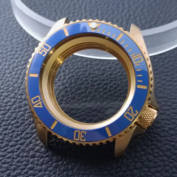 42mm Gold Rose Gold Stainless Steel Watch Case - Image 68
