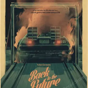 Vintage Back To The Future Movie Poster Print 70 Sd0428e92047b48ebab0dced03a0557e6P 1