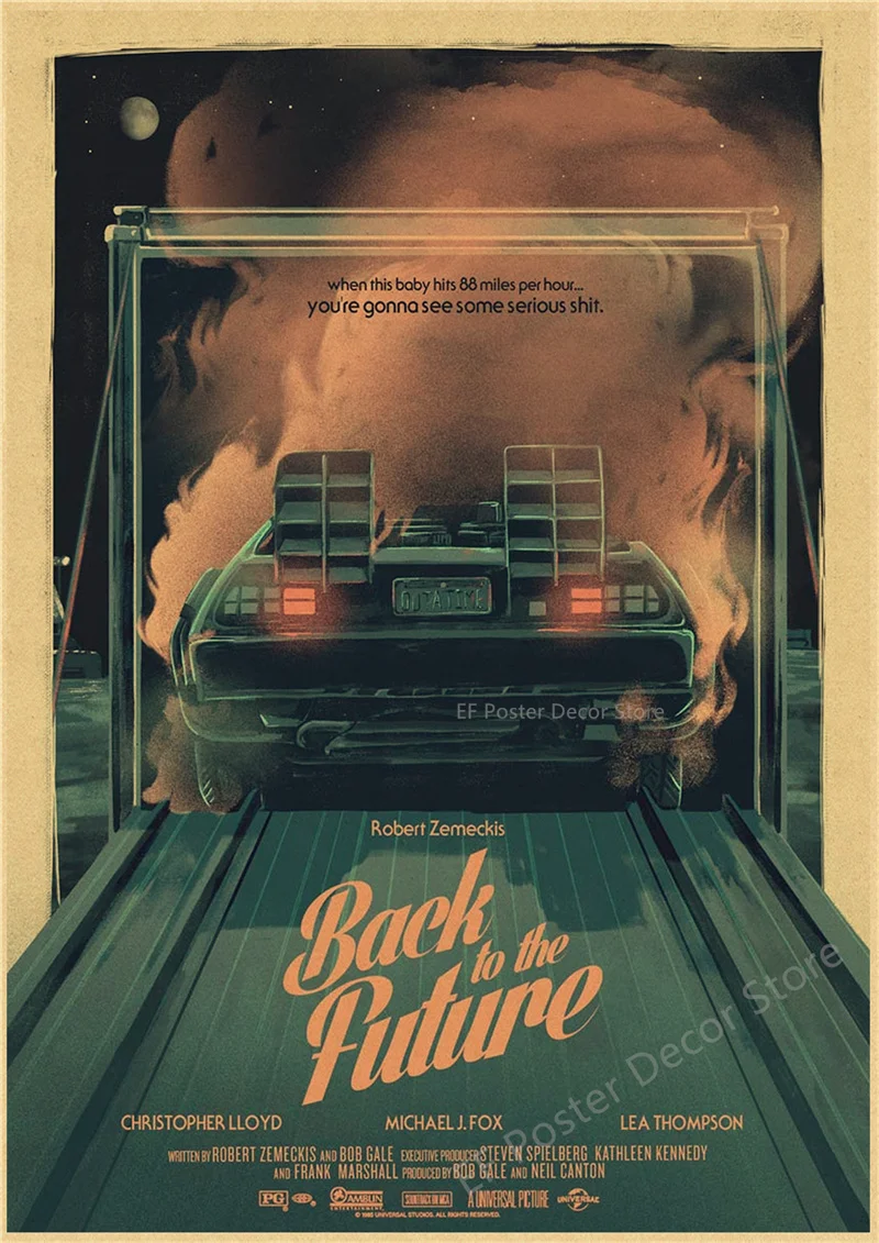 Vintage Back To The Future Movie Poster Print 22 Vintage Back To The Future Movie Poster Print - Image 22