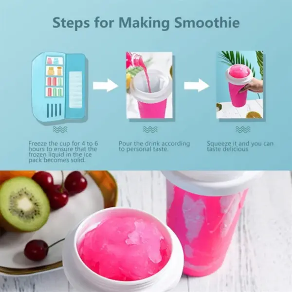 Silicone Quick-Freeze Slushy Maker Cup - Image 5
