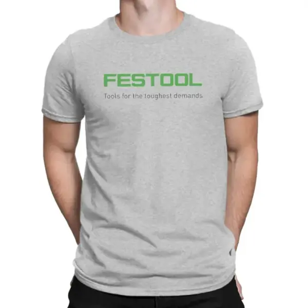 Festool Men's Cotton Round Collar T-Shirt - Image 2