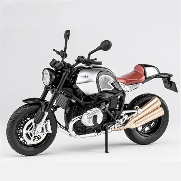 1:12 BMW Retro Alloy Motorcycle Model Toy - Image 7