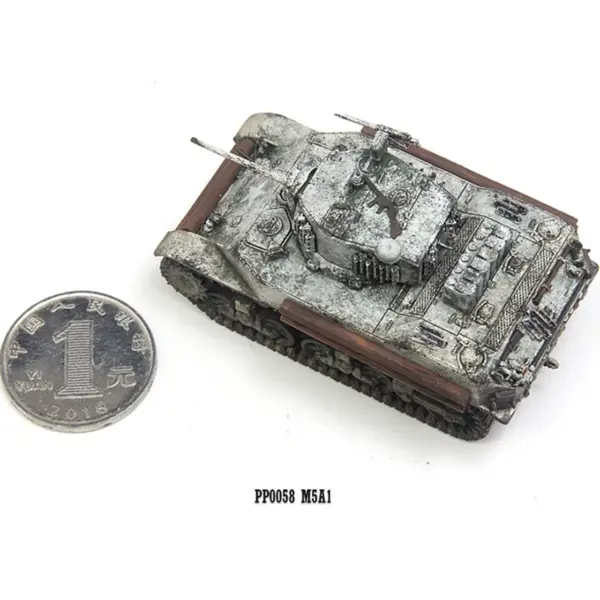 1:72 Scale M5A1 Light Tank Model Ornament - Image 2