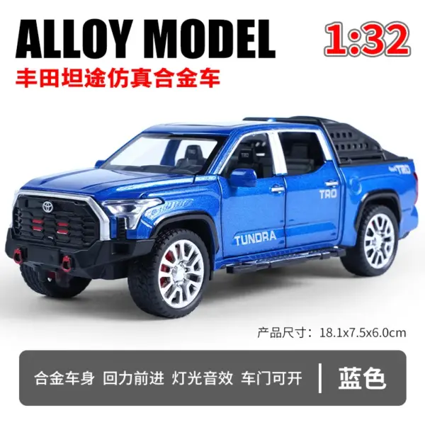 1:32 Toyota Tundra Metal Diecast Model Car - Image 7