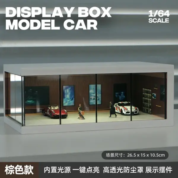 1/64 Scale Parking Lot Display Box with Light - Image 8