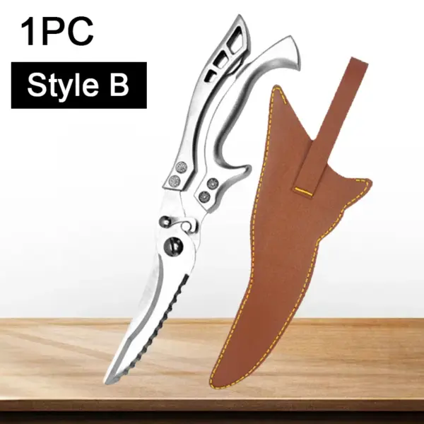 Stainless Steel Kitchen Poultry Shears Scissors - Image 11