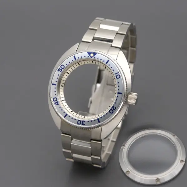 Seiko 6105 6309 Turtle Abalone Watch Case - Image 7