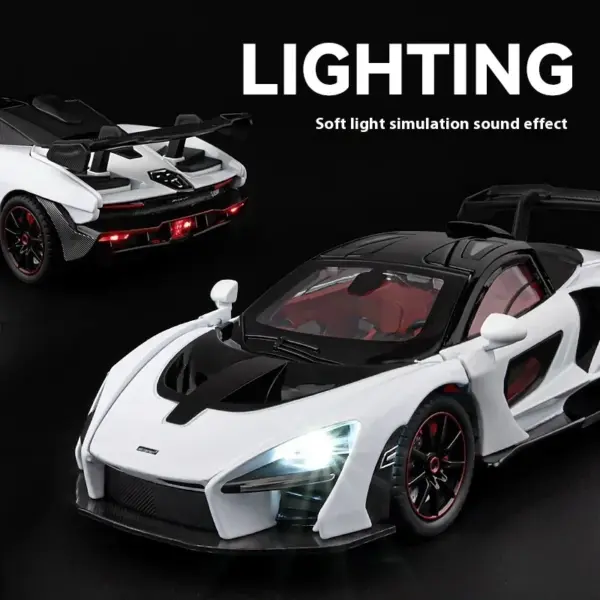 1:24 McLaren Senna Diecast Car Model - Image 2