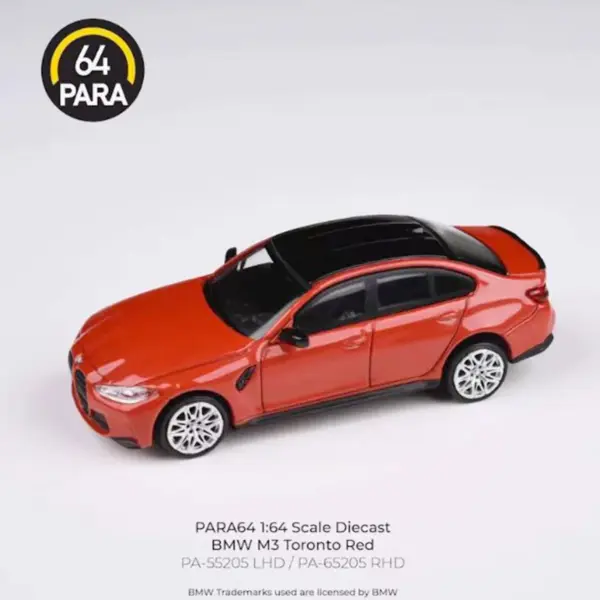 1/64 Scale BMW M3 G80 Diecast Car Model - Image 4