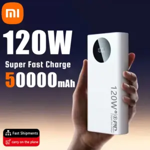 120W 50000mAh Portable Power Bank Charger