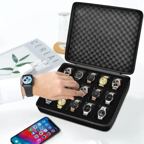 15-Slot Watch Storage Case for 42mm Watches - Image 6