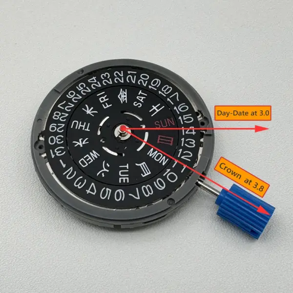 Japanese NH36A Mechanical Movement Crown - Image 8