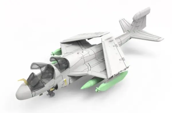 EA-6B Prowler 1/700 Scale Model Kit SG-7057 - Image 2