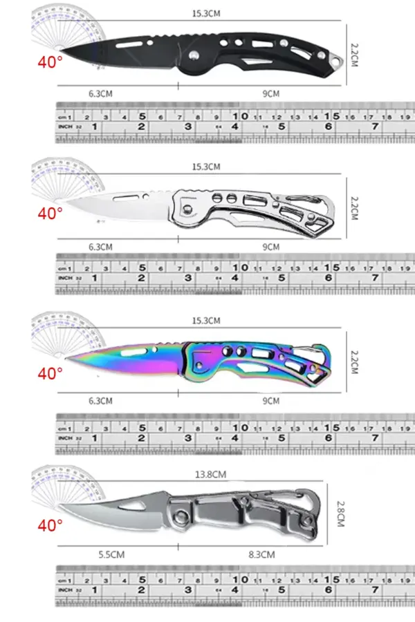 Stainless Steel Kitchen Fruit Knife Set - Image 6