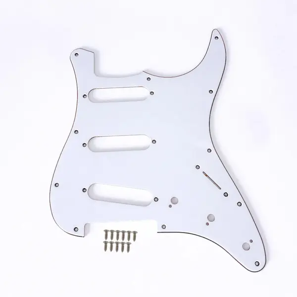 SSS 11 Hole Electric Guitar Pickguard - Image 13